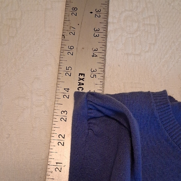 Jones New York Women's Purple Crewneck Sweater - Picture 4 of 11